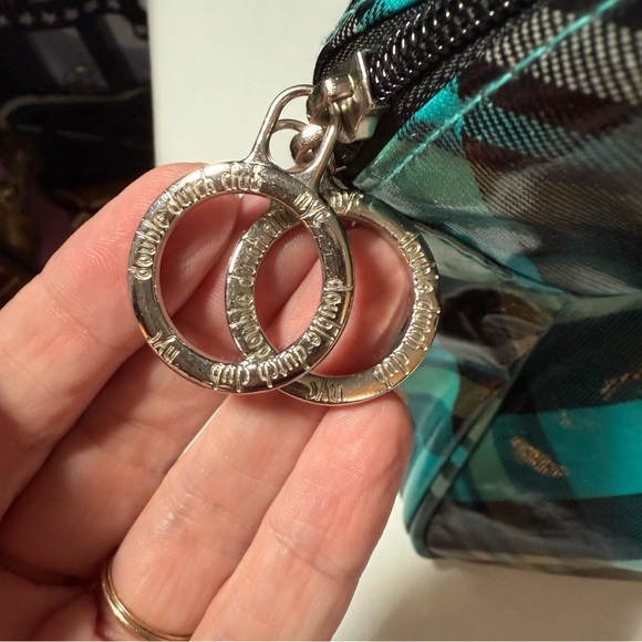 VTG  Plaid Tote Bag with Heart Accent Double Dutch Club - Picture 5 of 10